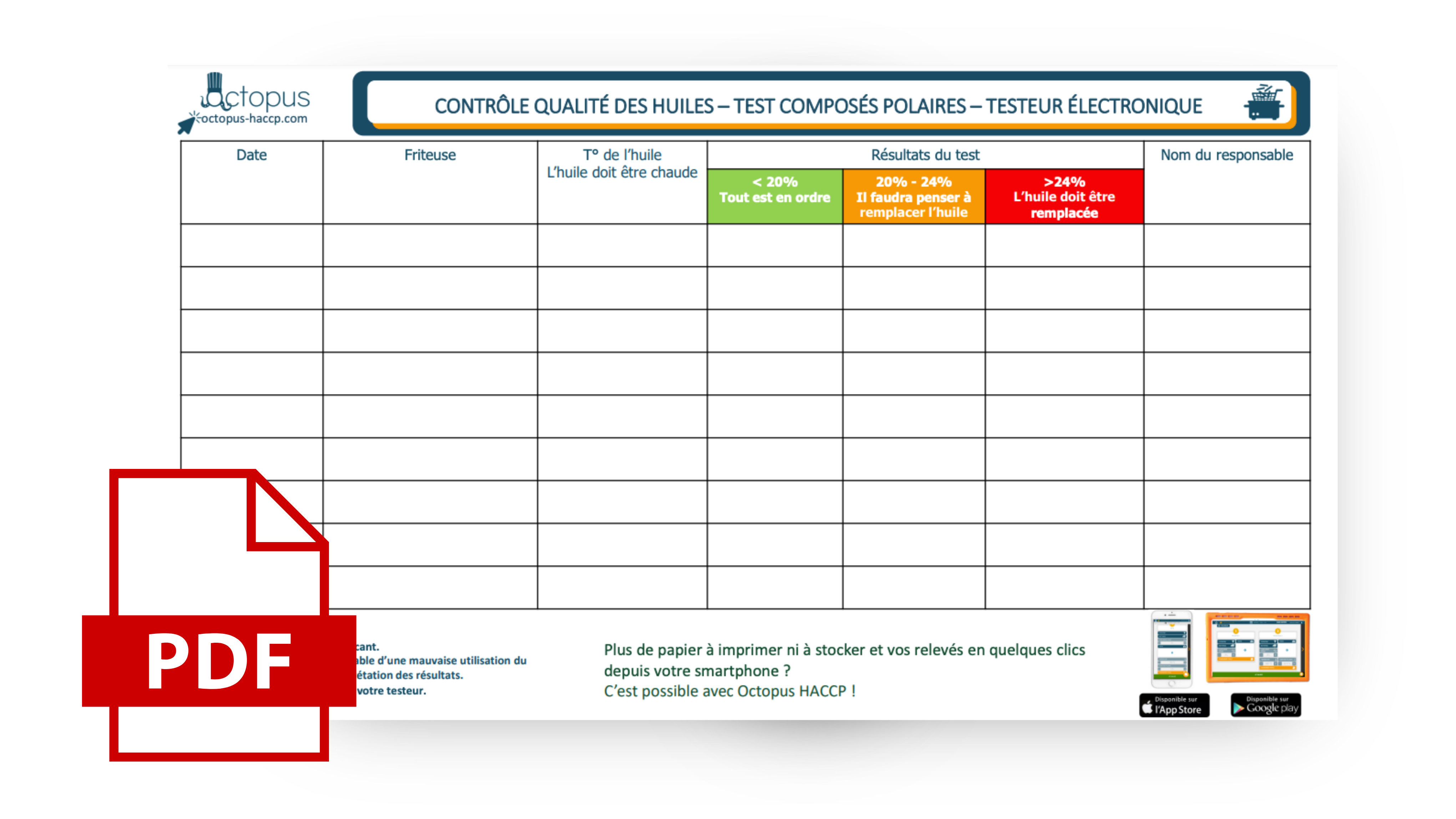 Test huiles de friture PDF