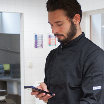 Prise de photos du chef pour la traçabilité Prise de photos du chef pour la traçabilité