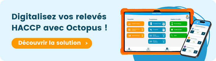 Asset solution Octopus HACCP Sécurité alimentaire en crèche