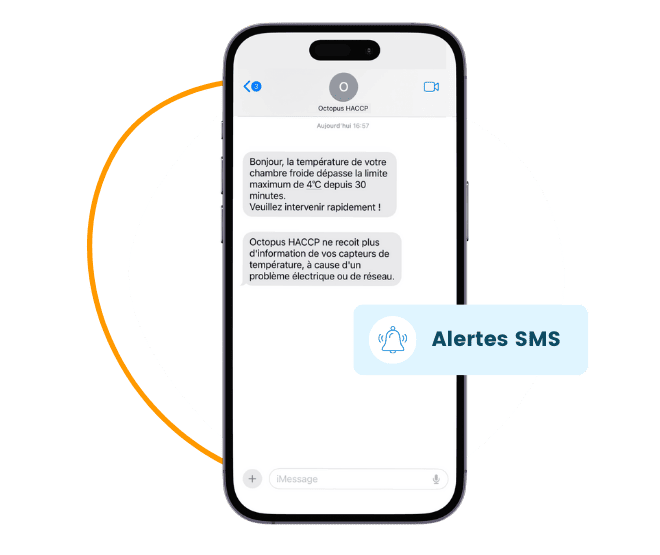 Alertes SMS capteur de température