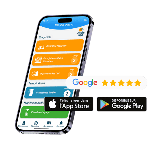 Application Octopus HACCP mobile