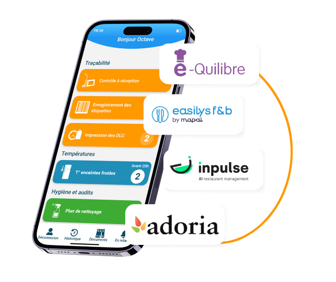 Approvisionnement et menus Octopus HACCP