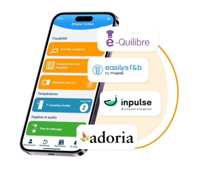 Approvisionnement et menus Octopus HACCP