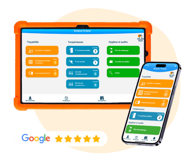Application Octopus HACCP mobile