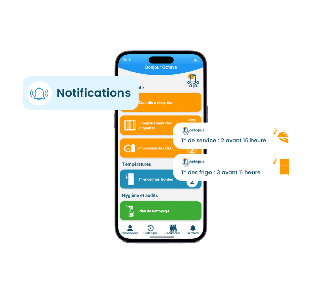 Notifications téléphone