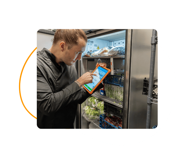 Relevé de température tablette