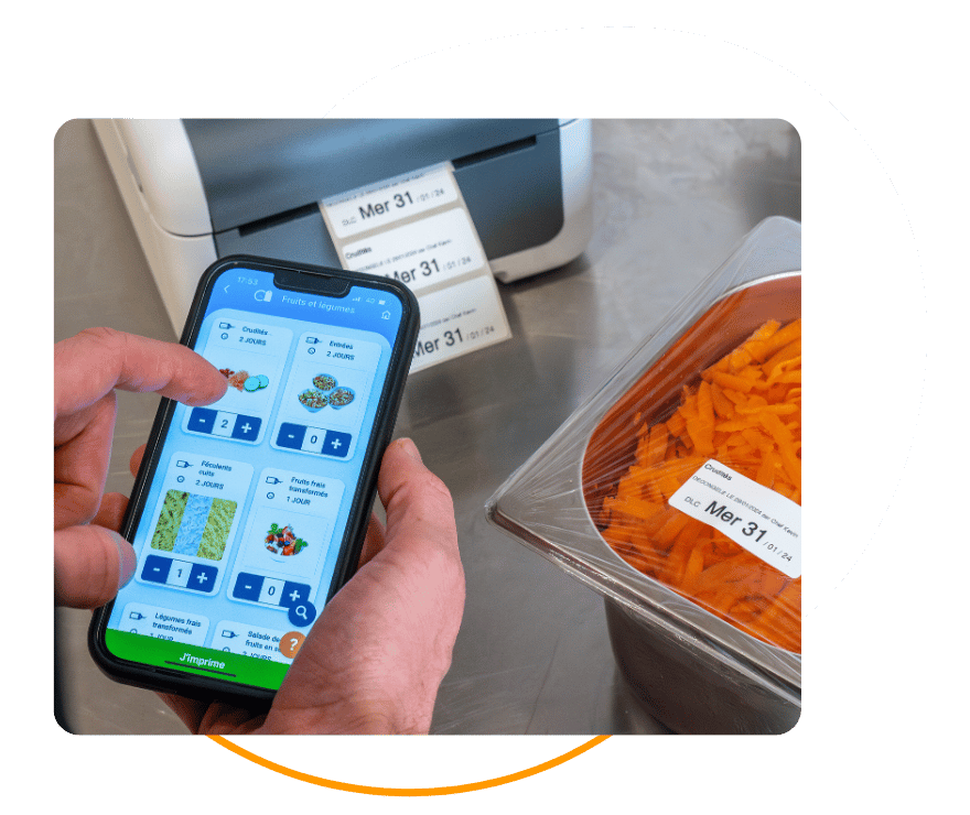 Étiqueteuse dateuse DLC