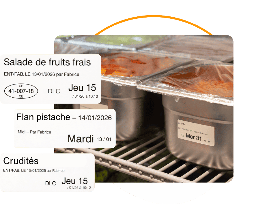 étiquettes traçabilité