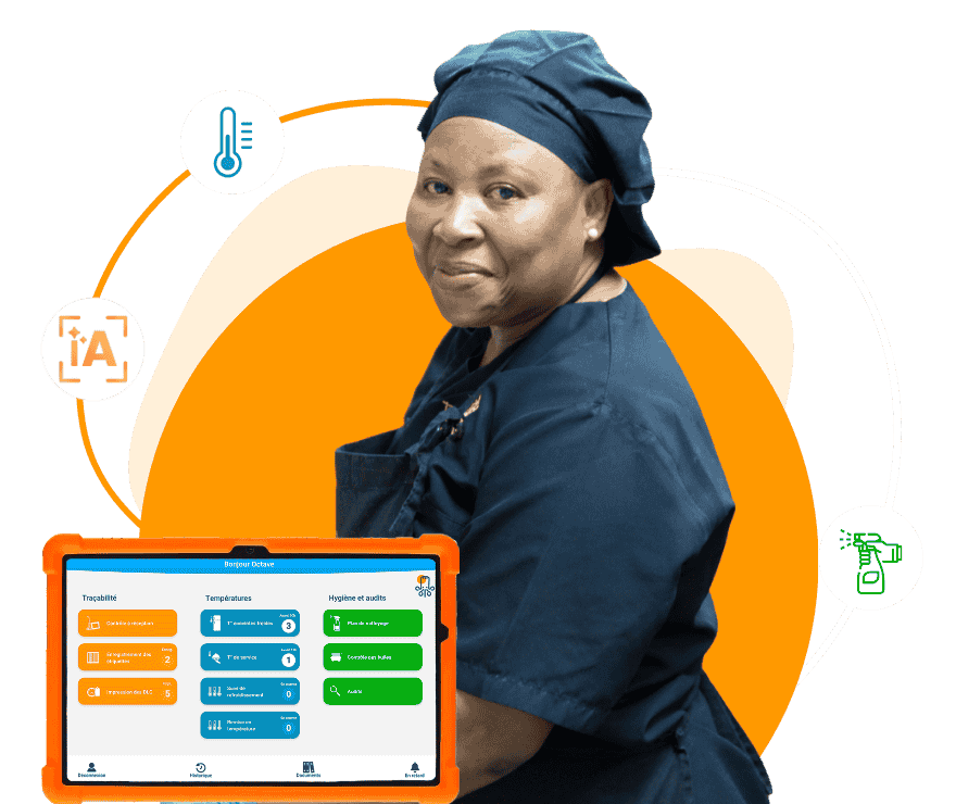 Application Octopus HACCP restauration collective