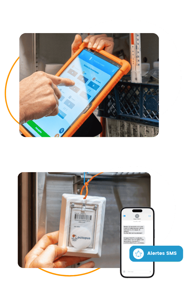 Contrôle température chambre froide