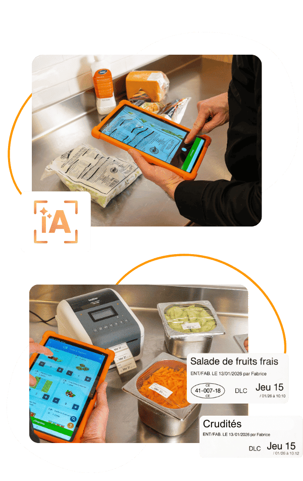 IA traçabilité application Octopus HACCP