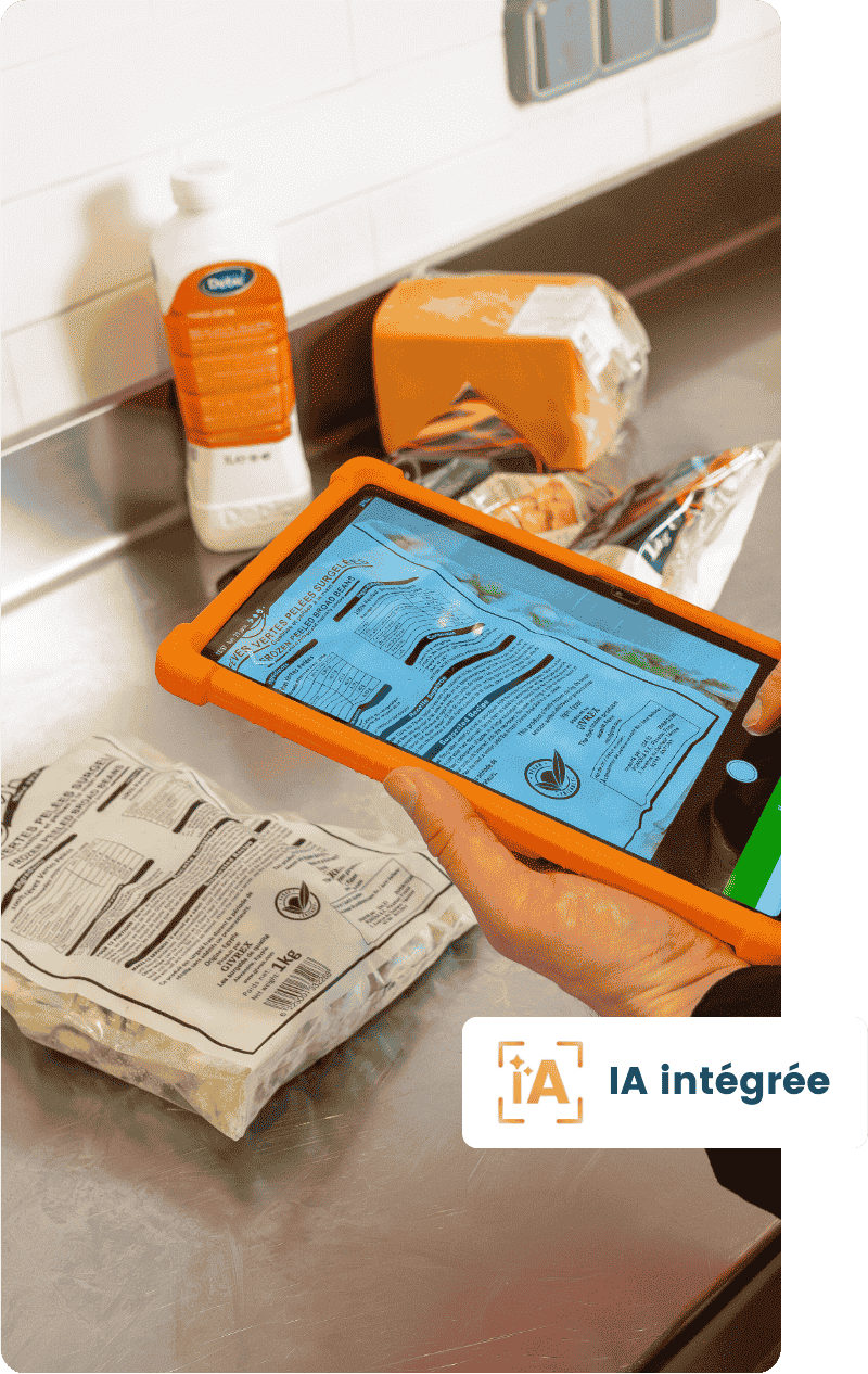 IA Traçabilité tablette Octopus HACCP