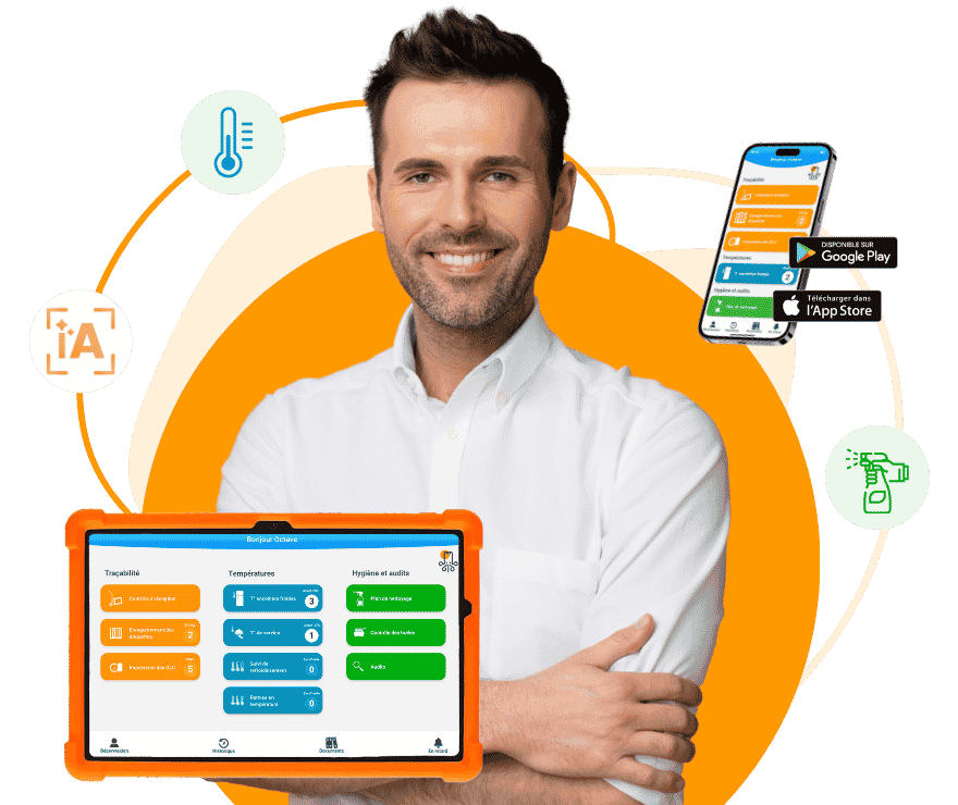 Application Octopus HACCP hôtel et camping