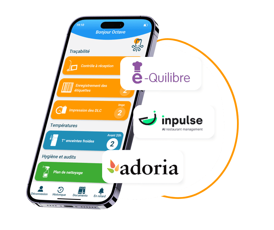 Approvisionnement et menus Octopus HACCP