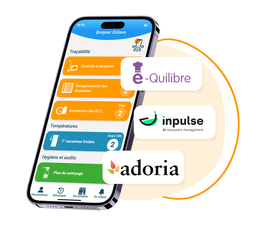 Approvisionnement et menus Octopus HACCP