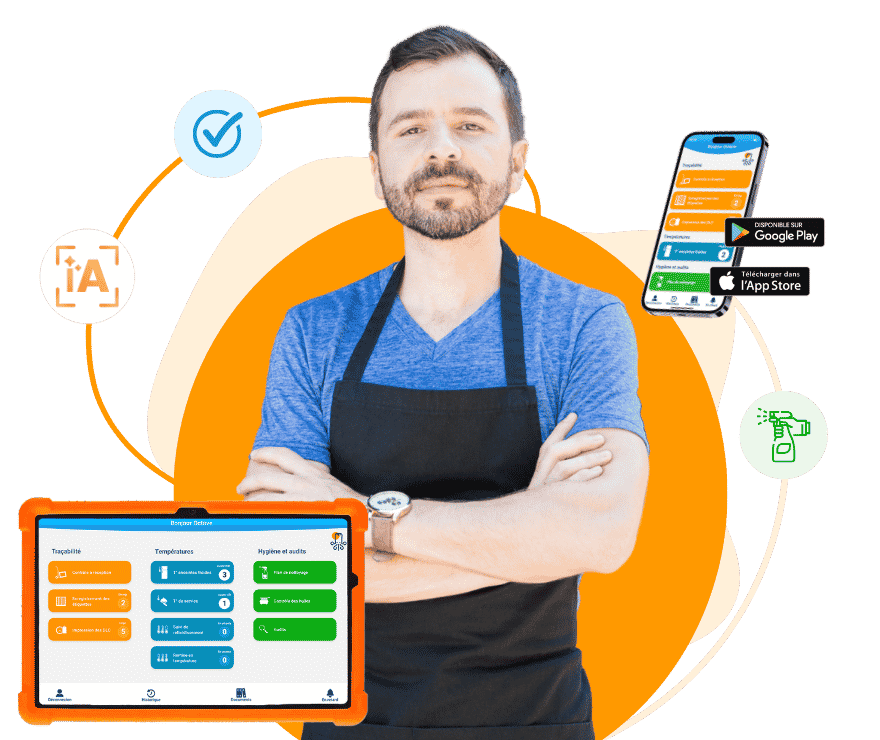 Application Octopus HACCP hôtel et camping