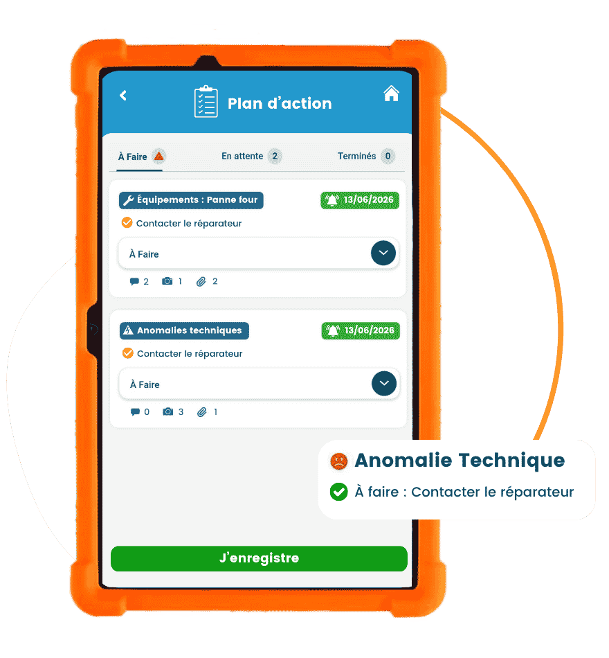 Plan d'action Octopus HACCP