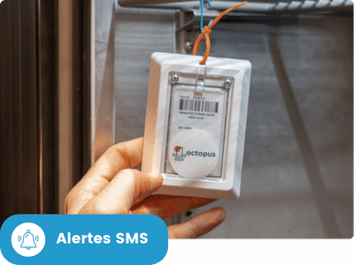 Alertes SMS des capteurs de température Octopus HACCP