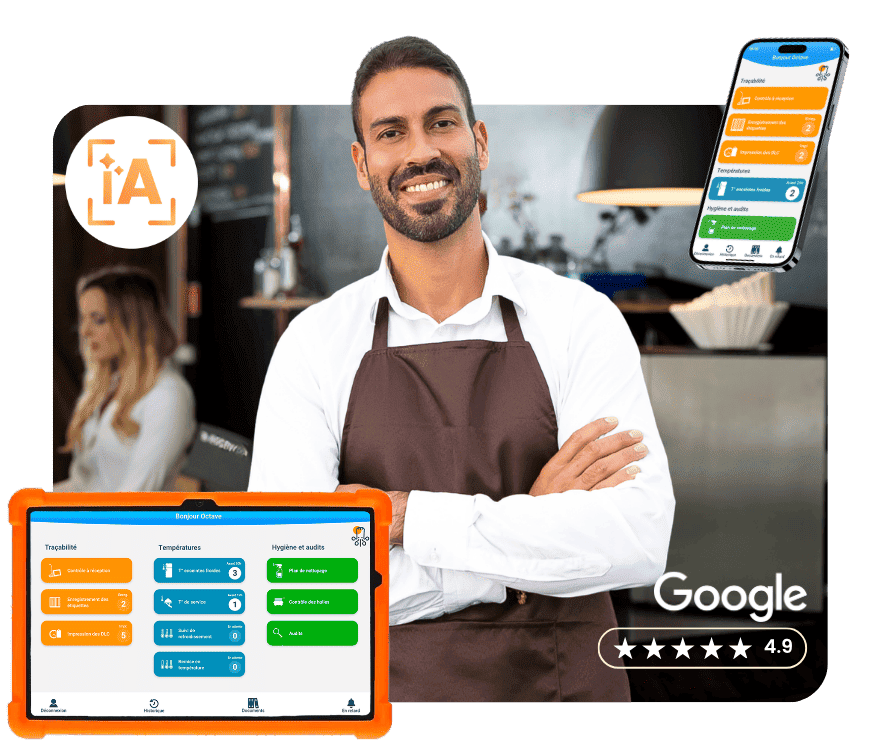 Application octopus HACCP 