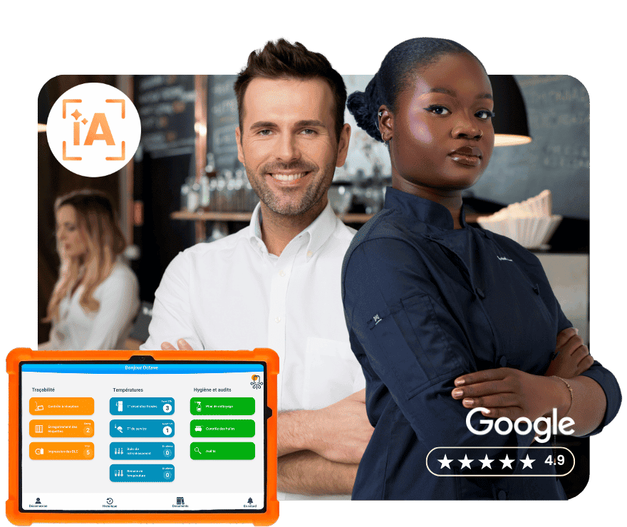 Application octopus HACCP réseaux et franchise