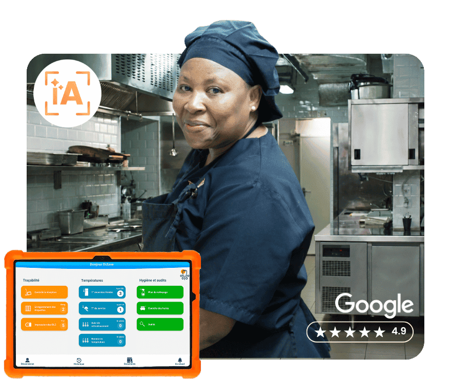 Application octopus HACCP restauration collective