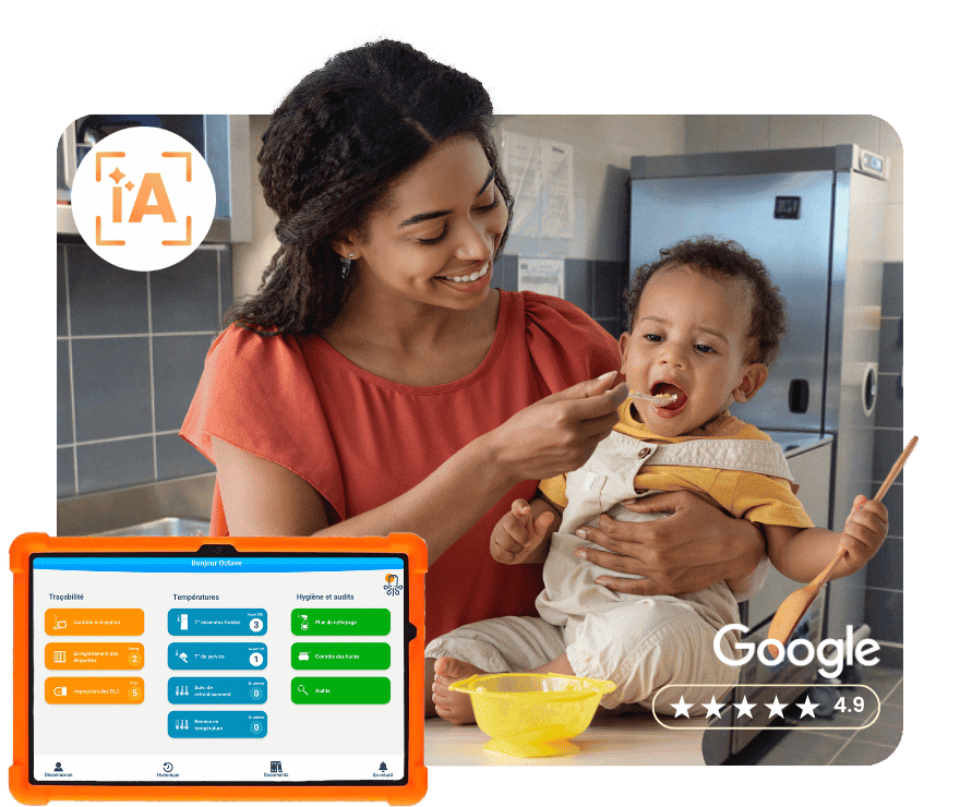 Application octopus HACCP crèche