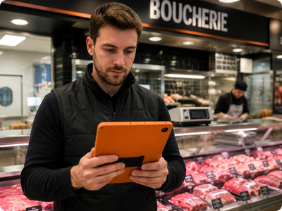 Gestion HACCP des rayons en supermarché